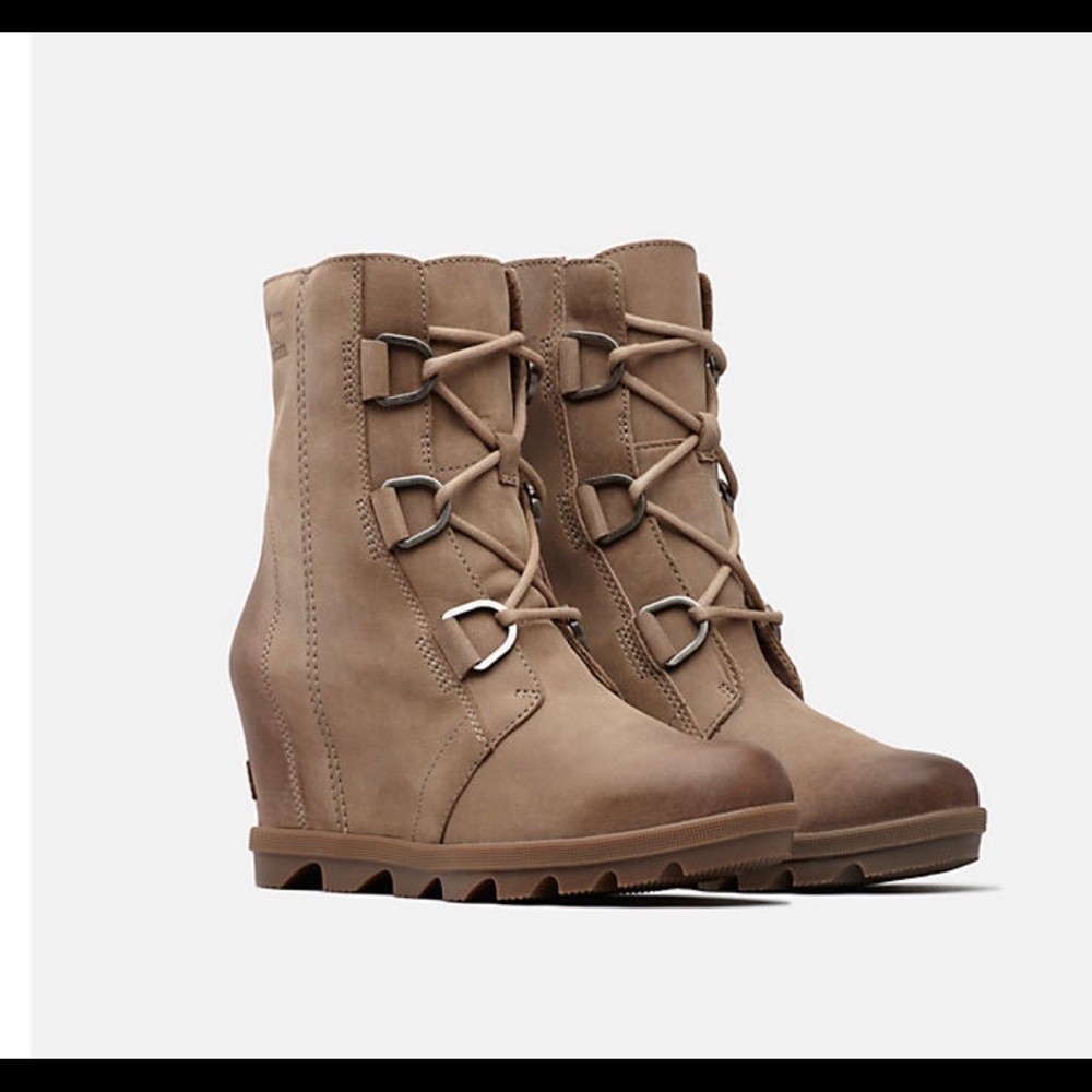 NWT Sorel Joan of Arctic Wedge II Bootie,Ash Brown - Picture 3 of 8